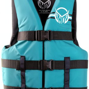 HO Wakeboarding Impact Vest Teal Black Adjustable-0