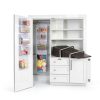 Woodoulogy Over Door Toy Organizer White Fabric Adjustable-8