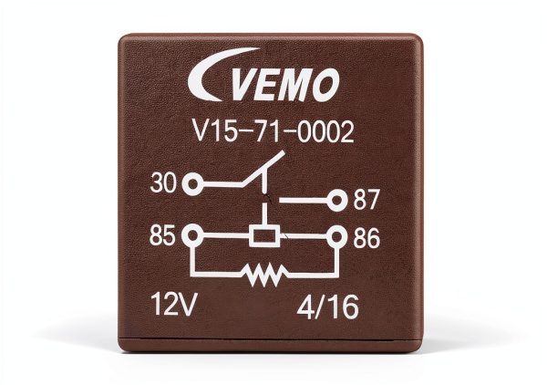 Vemo Relay Automotive Replacement Radiator Fan Relay Copper-4