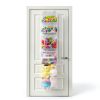 Woodoulogy Over Door Toy Organizer White Fabric Adjustable-5