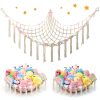 Unicorn Castle Cotton Stuffed Animals Net Organizer-0