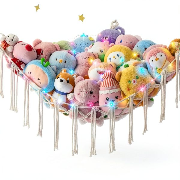 Unicorn Castle Cotton Stuffed Animals Net Organizer-4