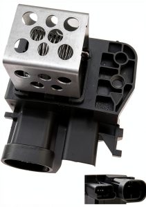 FainWan Radiator Fan Relay Resistor Chrome ABS Plastic-0
