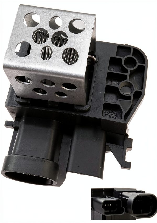 FainWan Radiator Fan Relay Resistor Chrome ABS Plastic-0