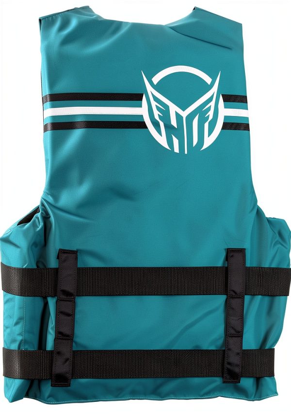 HO Wakeboarding Impact Vest Teal Black Adjustable-1