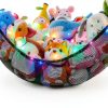 BeBeJoJo Stuffed Animal Hammock Black Polyester-3
