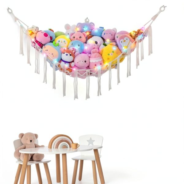Unicorn Castle Cotton Stuffed Animals Net Organizer-1