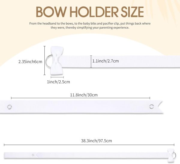 Bow Holder POVETIRE Ribbon Organizer for Girls-3