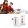 Woodoulogy Over Door Toy Organizer White Fabric Adjustable-2