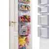 Woodoulogy Over Door Toy Organizer White Fabric Adjustable-0