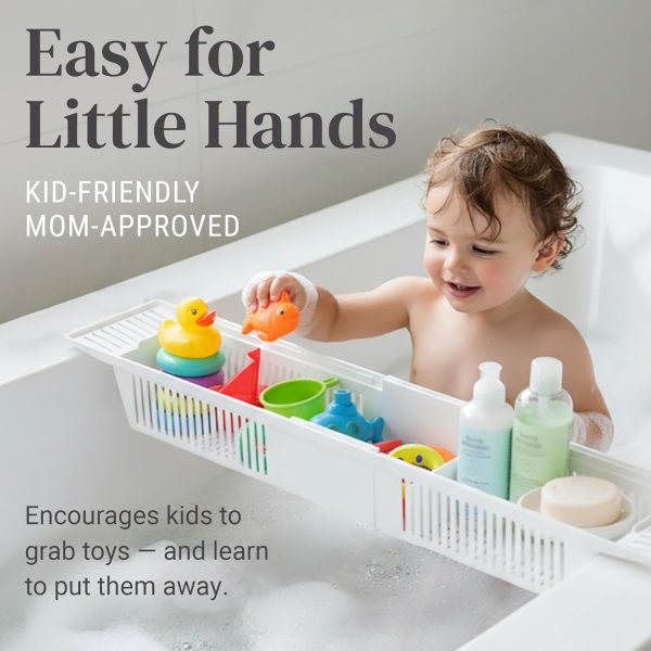 KidCo Bath Storage Basket Unisex Plastic Expandable-2