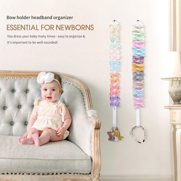 Bow Holder POVETIRE Ribbon Organizer for Girls-4