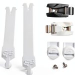 Fox Racing Comp R Boot Replacement Strap Kit White Goggle Strap-0