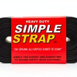 Simple Strap Heavy Duty 3mm Goggle Strap Black 9001-1362-0