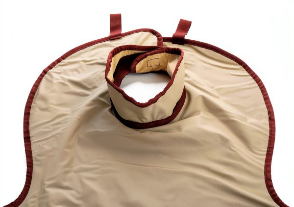 HSB 109404, Adult, with Collar, Beige, Protective Dental X-Ray Apron with Durable Lead Shielding – Comfortable & Secure Fit for Patient Safety-2
