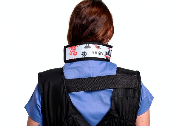 Thyroid Shield/Collar with PVC Easy Clean Color Pirate .50mm PB Light Weight Radiation Protection-3