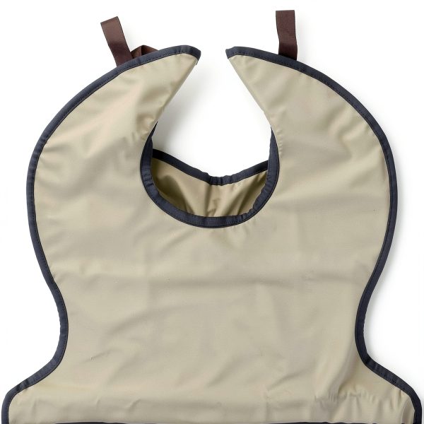 HSB 109404, Adult, with Collar, Beige, Protective Dental X-Ray Apron with Durable Lead Shielding – Comfortable & Secure Fit for Patient Safety-0