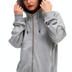 EMF shielding full zip hoodie, Double layer of silver fabric for double radiation protection-0