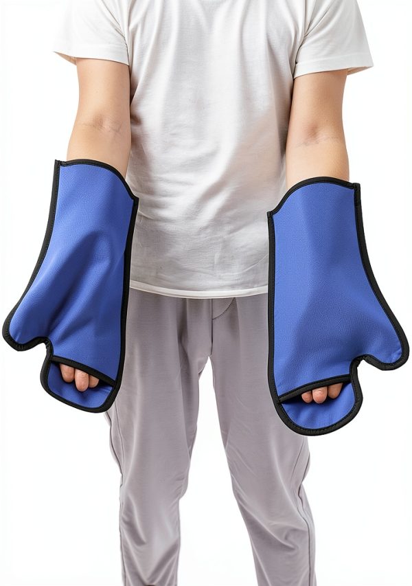 DNYSYSJ X-ray Protective Gloves, Radiation Safety Leaded Gloves, Radiation Resistant Lead Gloves for X-Ray MRI CT Radiation Protection-VET MITTS-4
