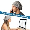 Grounding Hood Radiation Shielding Hat, Earth Connected Full Head Cover, Dual-Function Silver Fiber Faraday Protection Brain Coat-4