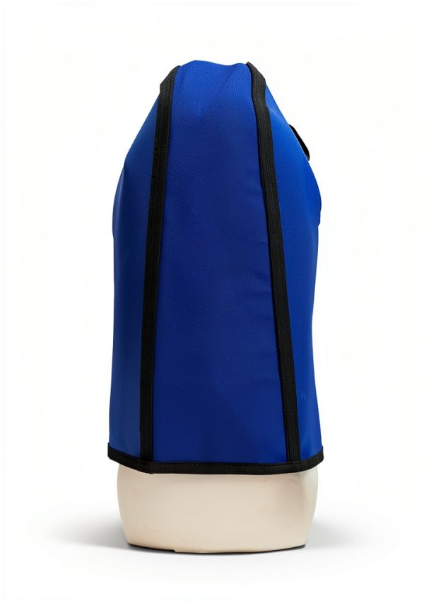 X-ray Protection Lead Cap Hood with Thyroid Shield,Radiation Safety Leaded Protector Hat, for X-Ray MRI CT, 0.5mm Pb Blue-1