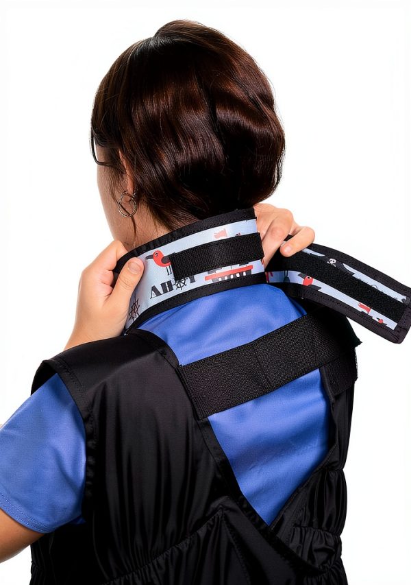 Thyroid Shield/Collar with PVC Easy Clean Color Pirate .50mm PB Light Weight Radiation Protection-4
