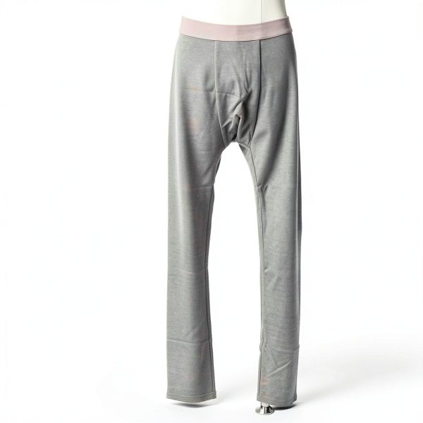 EMF Protection Silver Fiber Unisex Bottoms Large Silver-4