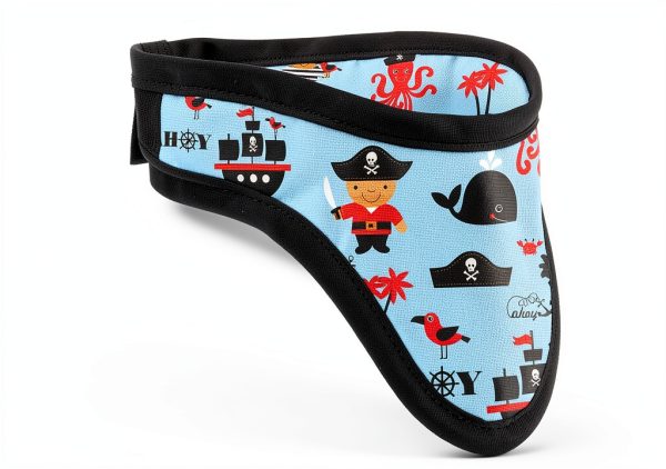 Thyroid Shield/Collar with PVC Easy Clean Color Pirate .50mm PB Light Weight Radiation Protection-6