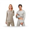 EMF Protection Silver Fiber Unisex Bottoms Large Silver-1